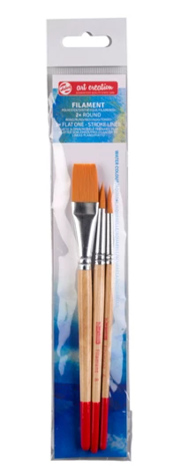 Set of 3 watercolour brushes